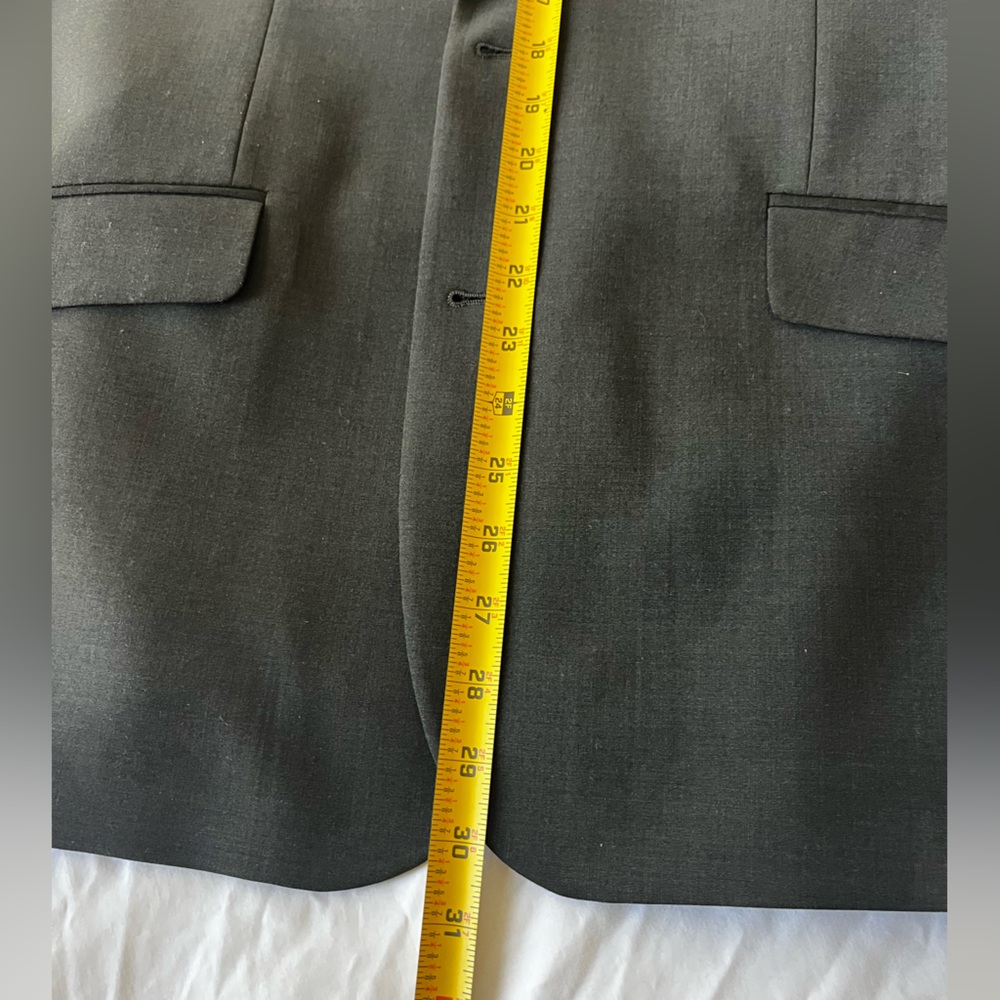 Express Suit Charcoal/Dark Green 44r 33x32 - Picture 7 of 16